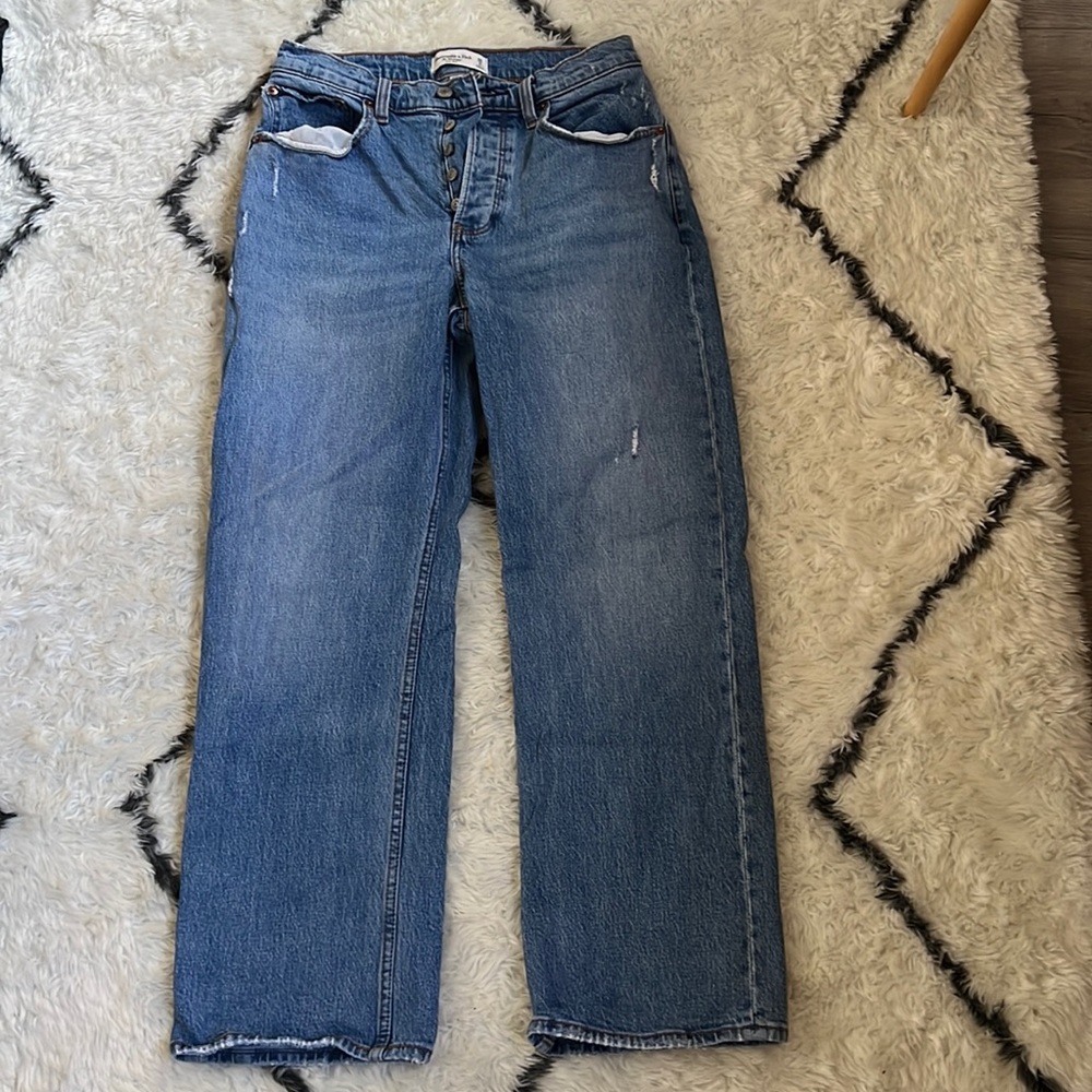 Curve Love, The 90’s Baggy Low Rise Abercrombie & Fitch Jeans